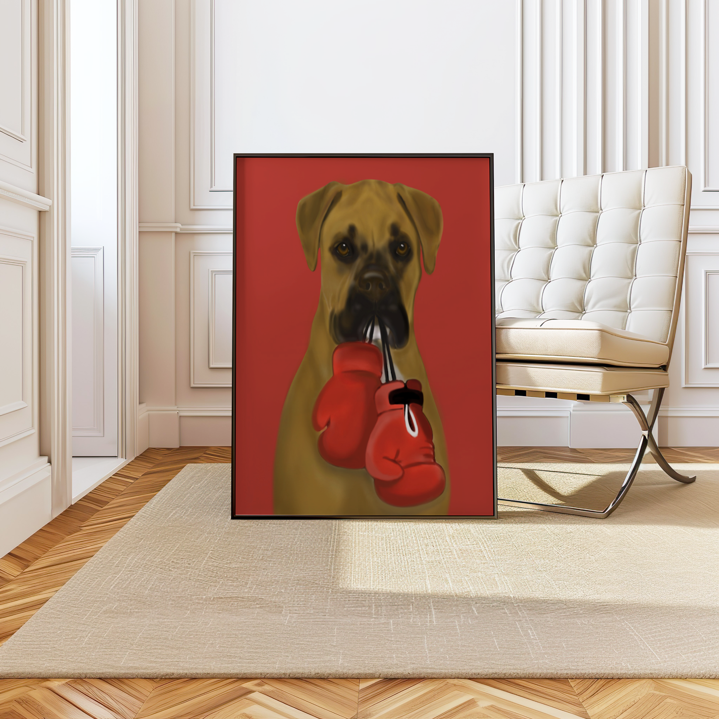 Whimsical Custom Pet Portrait