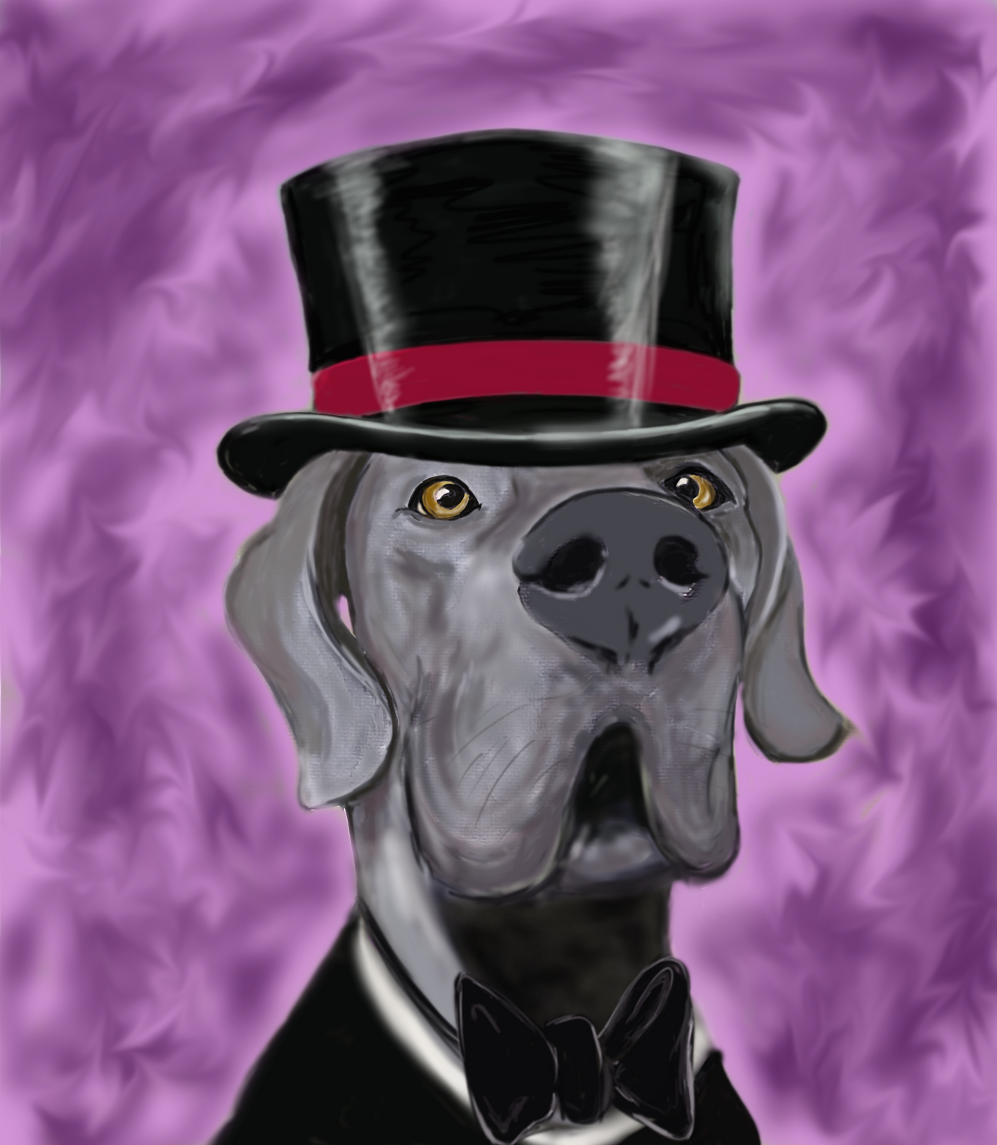 Whimsical Custom Pet Portrait